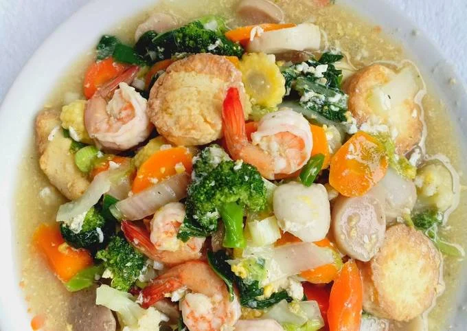 Mastering Capcay Kuah Kental: A Delicious Seafood Stir-Fry Recipe