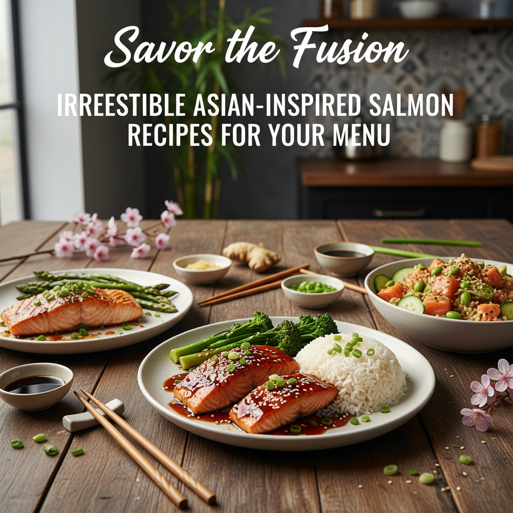 Savor the Fusion: Irresistible Asian-Inspired Salmon Recipes for Your Menu