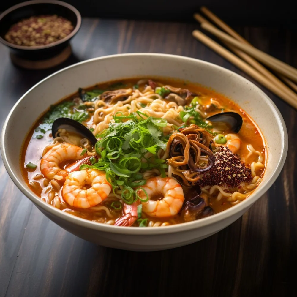 Spicy Seafood Ramen: Master the Art of Japanese Fiery Broth